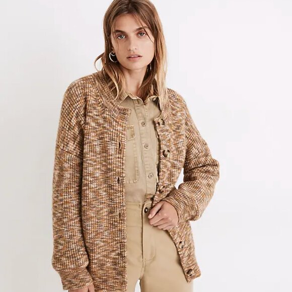 NWT Madewell Space-Dyed Winstead Cardigan Sweater, Sz XS - Picture 1 of 5